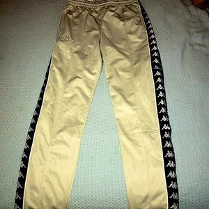GOLD KAPPA SWEATPANTS SIZE SMALL
